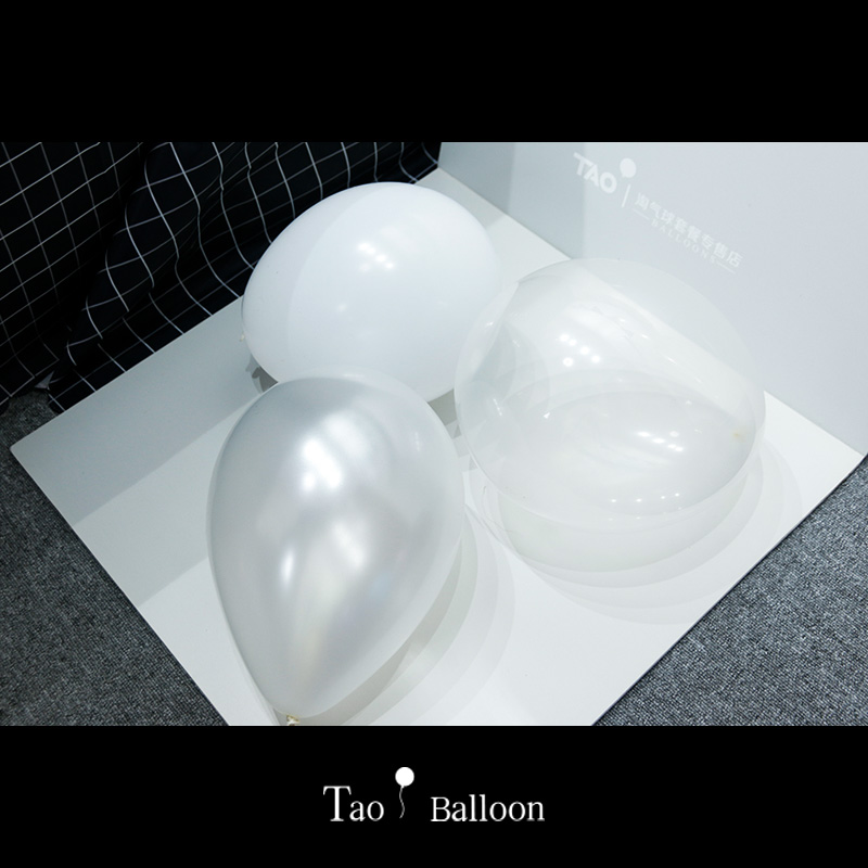 家柏饰(CORATED)「Balloon淘气球」10寸珠光加厚气球装饰生日场景布置银色高清大图