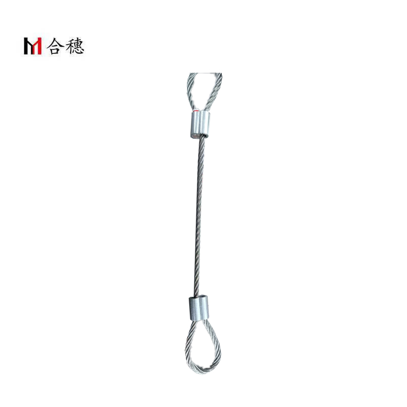 合穗镀锌钢丝扣绳 HS-DXKS-001(L445mm) 一条高清大图