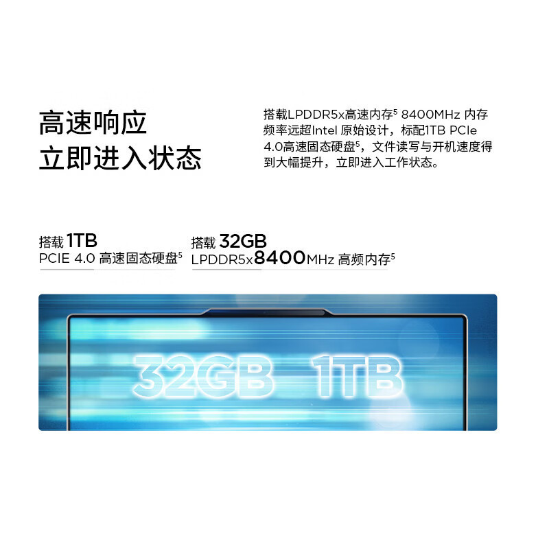 ThinkPad联想笔记本电脑ThinkBook X 英特尔酷睿Ultra9 185H 13.5英寸 AI高刷屏办公(32G 1T 2.8K 120Hz)