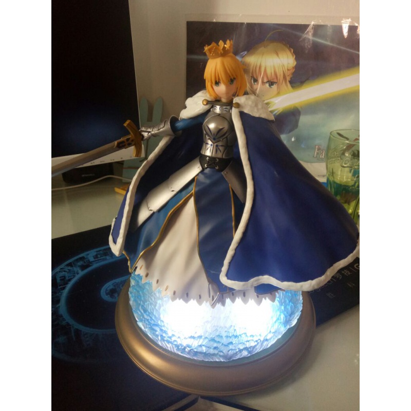 国产fate Grand Order Saber 豪华版吾王骑士棉被王塞巴手办模型26cm高棉被王国产手办图片 高清实拍大图 苏宁易购