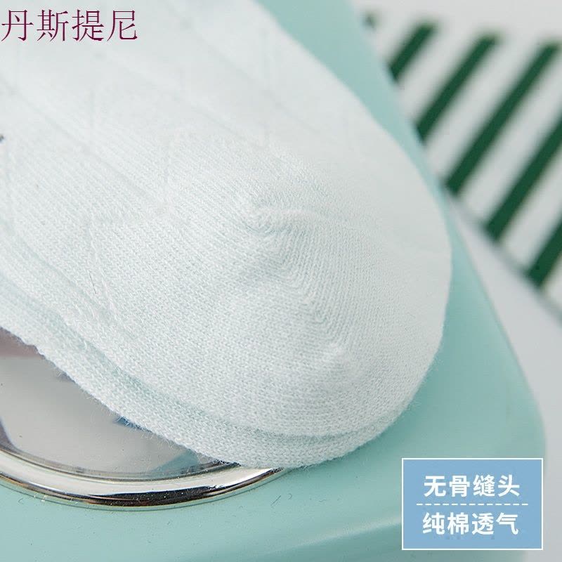 儿童袜子女纯棉春夏薄款船袜男3-12岁中大童男童女童小孩透气短袜图片