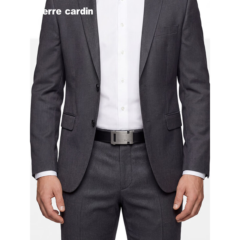 皮尔卡丹(pierre cardin)新款休闲男式自动扣皮带 W52866921-6A 黑色