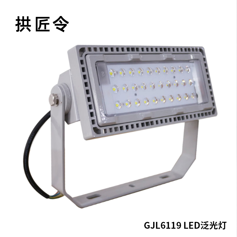 拱匠令 GJL6119 LED泛光灯 50W 220V IP65(计价单位:个)灰色
