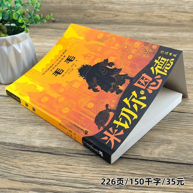 [正版]毛毛书 米切尔恩德的书 时间窃贼和一个小女孩的不可思议的故事 五六年级小学生必读课外书阅读书籍21二十一世纪高清大图