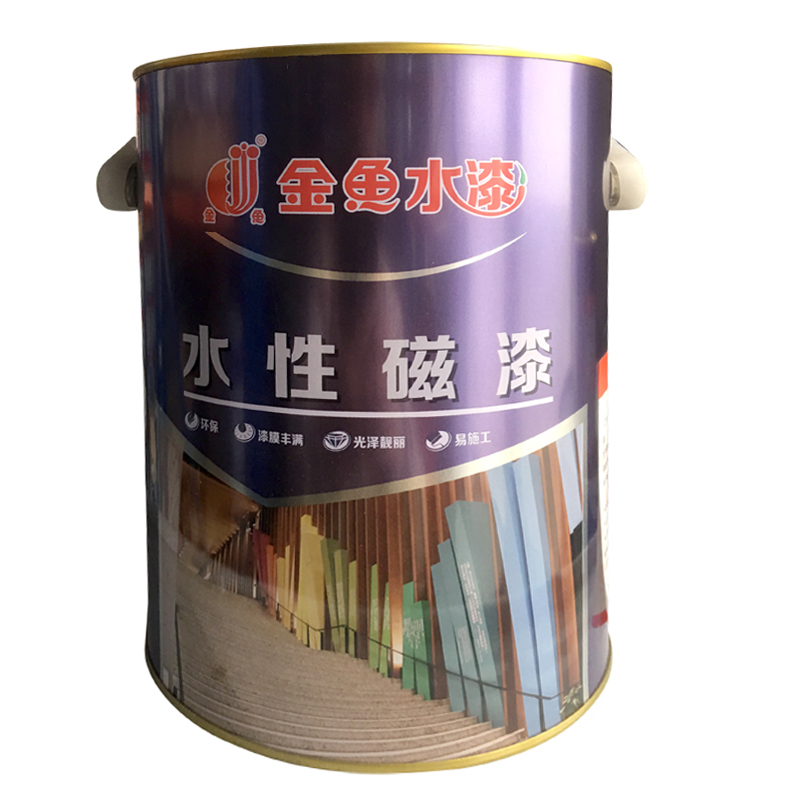 金鱼 CS-1水性磁漆(黑 高光) 2.5kg 桶 黑色 2.5kg