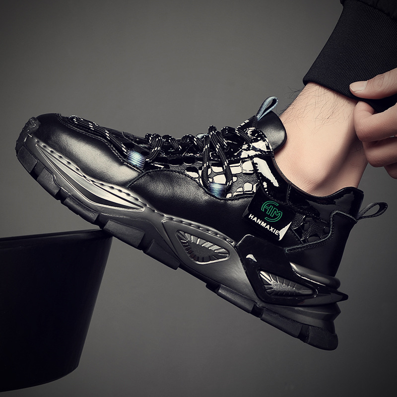 策霸CEBA男士高帮鞋透气耐磨防滑户外运动鞋轻便舒适缓震设计高清大图