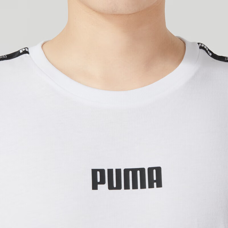 彪马(Puma)男装 23夏季新款T恤衫 时尚潮流舒适透气休闲半袖短袖男 671978-02