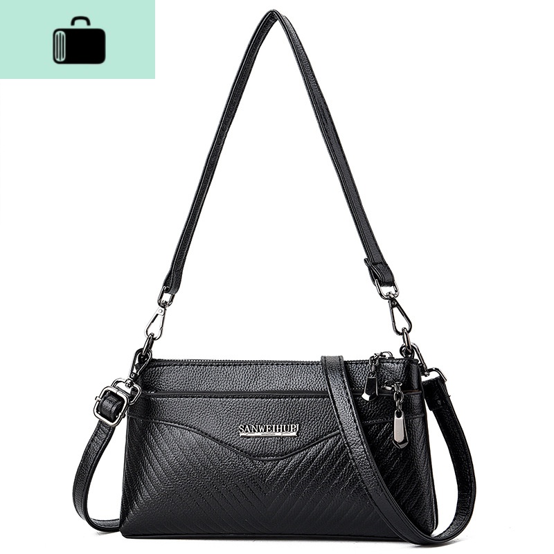 休闲女包新款2020春夏斜挎小包软皮中年妇女妈妈包手机零钱包婆婆NEW LAKE高清大图