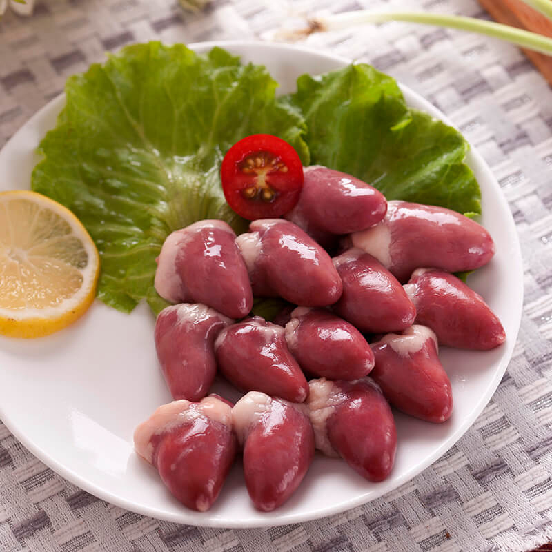华英 优选鸭心 500g/袋 卤鸭心食材 国产速冻生鲜禽肉