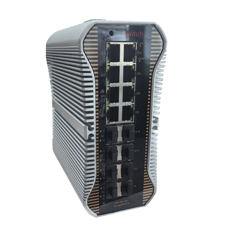 迪信光谱 工业以太网8光8电全千兆网管交换机 OYD-S2216-8F-EI 台高清大图