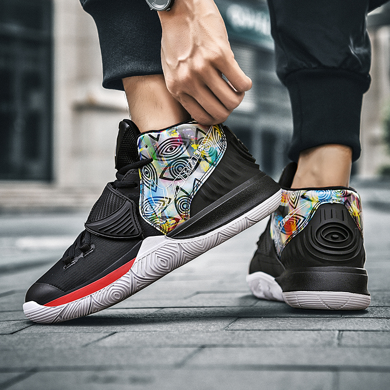 坚马爆改篮球鞋男欧文六南海岸6代章鱼哥5海绵宝宝7学生男大童球鞋女8