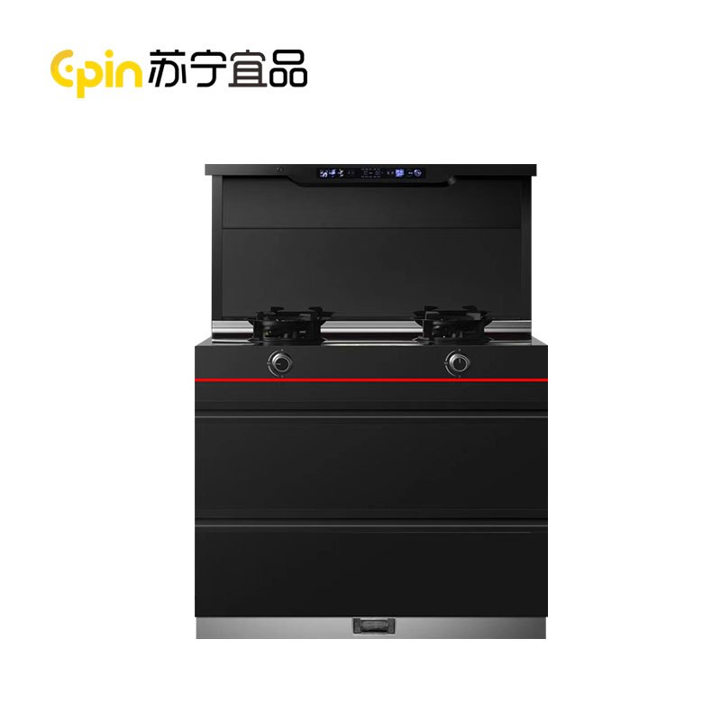苏宁宜品未来人集成灶 烟灶消一体 大吸力 可拆卸挡烟板 恒温加热 JJZT-KV5保洁柜