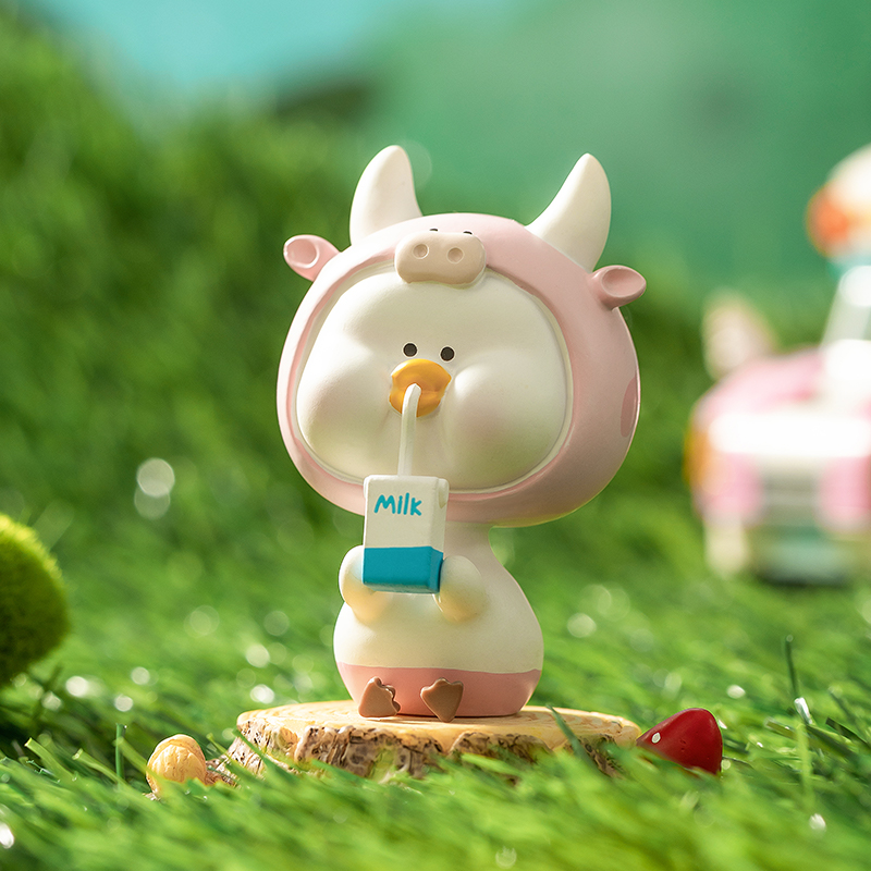 名创优品 (miniso) 逗酱萌鸭的幸福日常系列盲盒摆件创意玩偶(混)高清大图