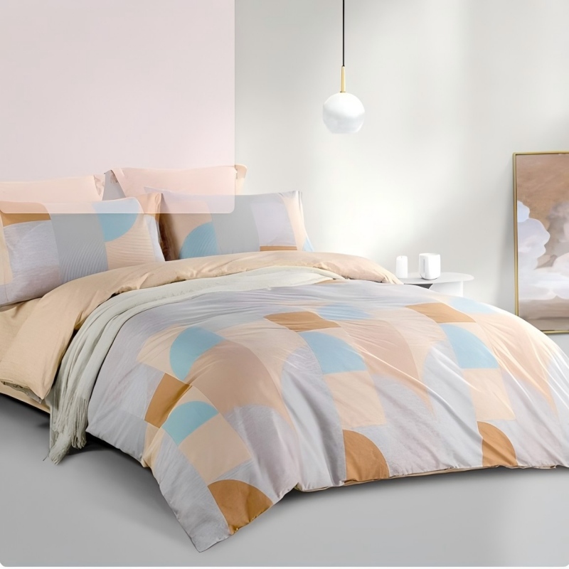 孚日家纺(SUNVIM) 洁玉 优雅格调抗菌四件套 黄色(S)DST2-015高清大图