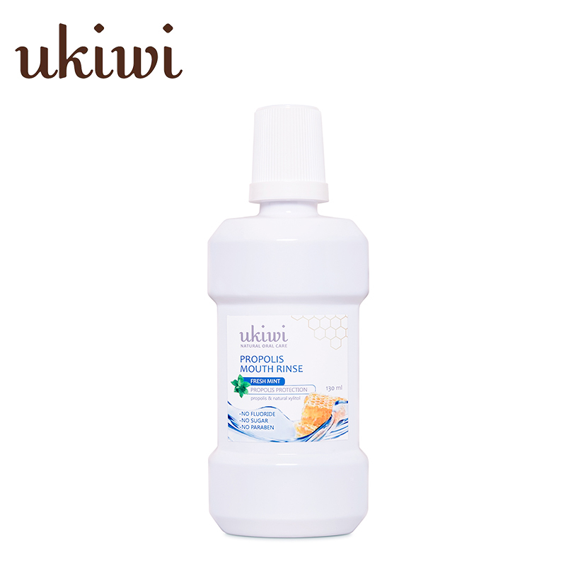 纽西小精灵Ukiwi灵蜂胶漱口水(薄荷味)130ml口腔护理单支装