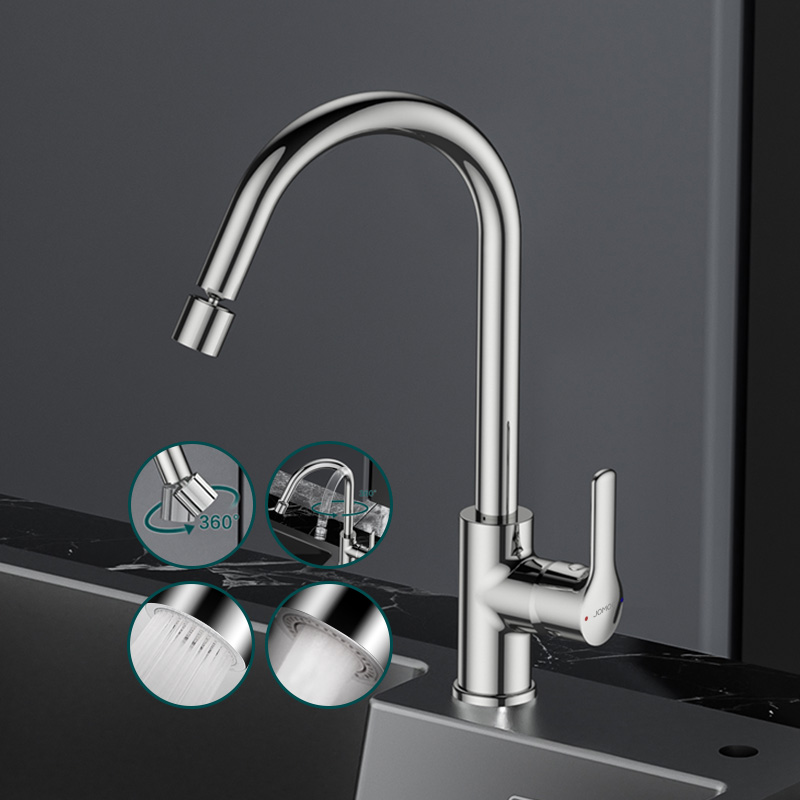 九牧厨房冷热水龙头33080-205/1B1-Z高清大图