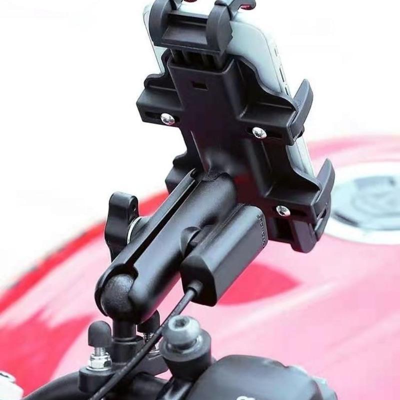 普通款豪爵铃木dl250摩托车铝合金手机导航支架电动电瓶车骑行装备