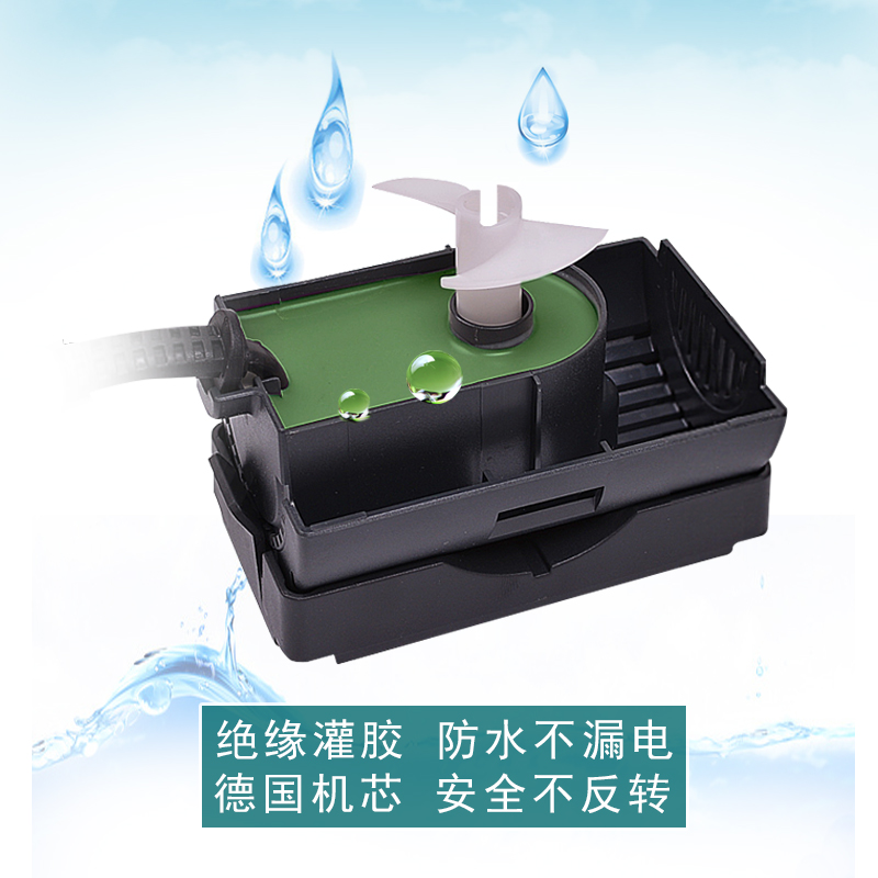 造浪泵鱼缸冲浪泵水族箱磁铁吸盘潜水造流泵高清大图