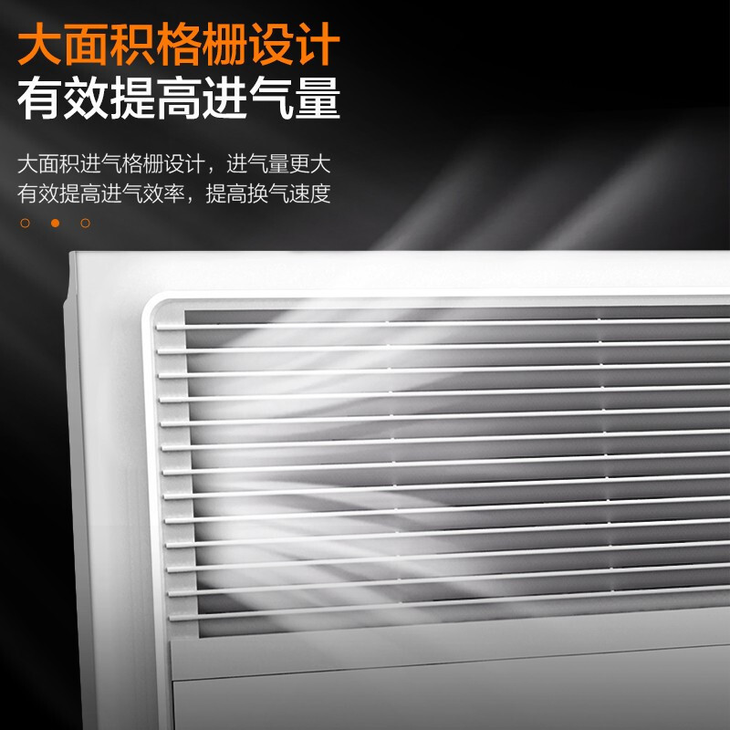 奥普(AUPU)浴霸A2普通集成吊顶风暖型嵌入式30x60浴室卫生间多功能取暖换气吹风LED灯照明A2+长灯套餐