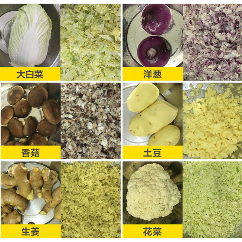 切菜机电动商用家用纳丽雅(Naliya)刹菜机碎菜机菜馅机打馅机打菜电动绞菜机商用 280型1500W商用款