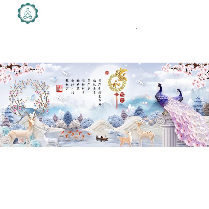 封后fenghou钻石画2020年新款客厅点水钻十字绣水晶砖石满钻欧式2019