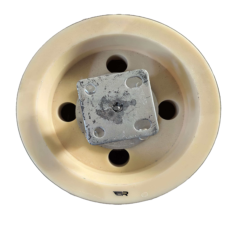 BR 车梯底座轮 215mm白尼龙 个高清大图