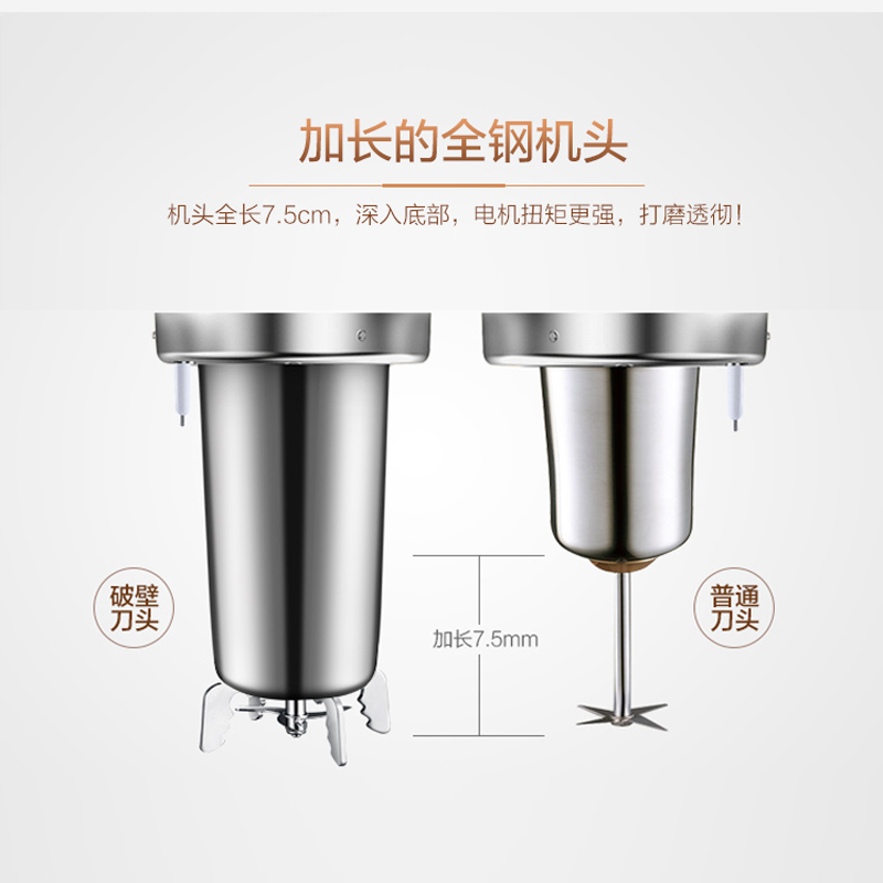 苏泊尔(SUPOR)豆浆机 DJ12B-P17E 1.2L/升高速破壁无渣豆浆机米糊五谷底盘加热显示屏功能高清大图