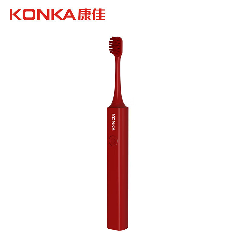 康佳 KDYS-3804(W) 电动牙刷 家用全自动充电式防水智能成人软毛电动牙刷 红色