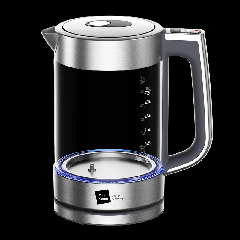米技德国米技生活电热水壶家用大容量烧水壶开水壶养生壶 HK-L1788多段保温电热水壶 1.7L
