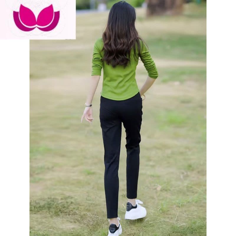 七斓小个子休闲运动套装女长袖卫衣2023早春季新款时尚减龄显瘦套图片