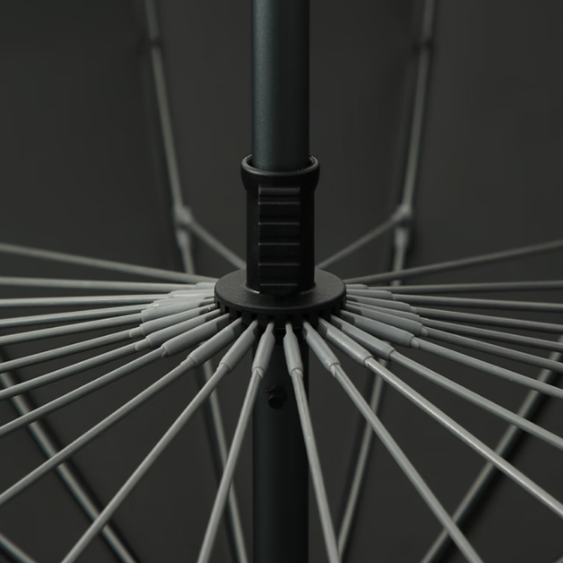 天堂防风雨伞长柄13082E无界探索24K伞下121CM黑胶防晒男士商务伞加大伞面晴雨伞苍岭绿高清大图