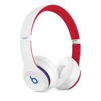 【假一赔十】BEATS solo3 wireless 蓝牙耳机头戴式 米奇 耳戴式 无线耳机折叠式重低音运动耳机 学院白
