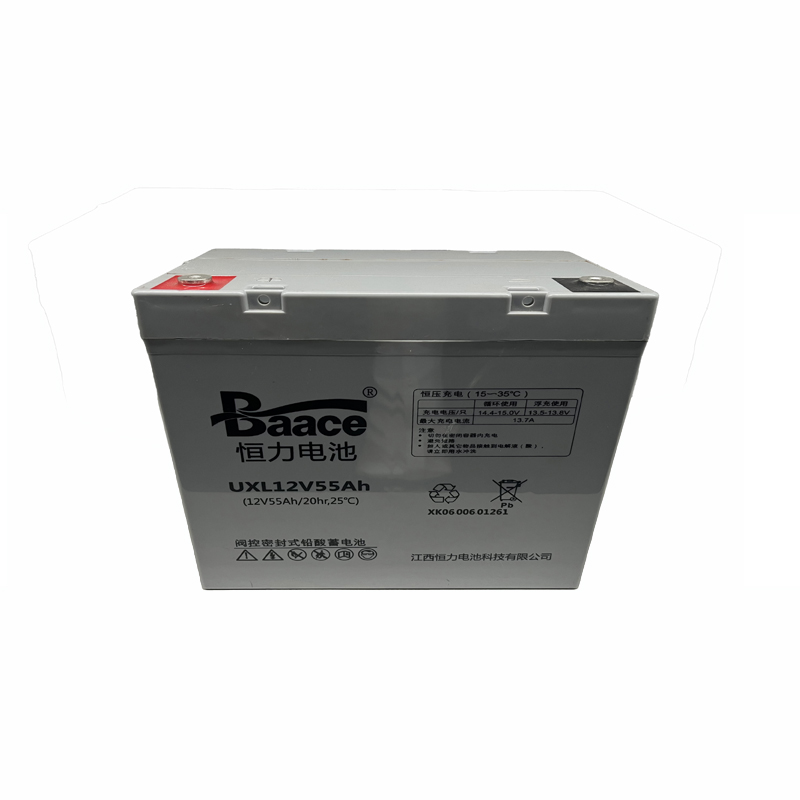 BAACE恒力铅酸蓄电池UXL12V55AH高清大图