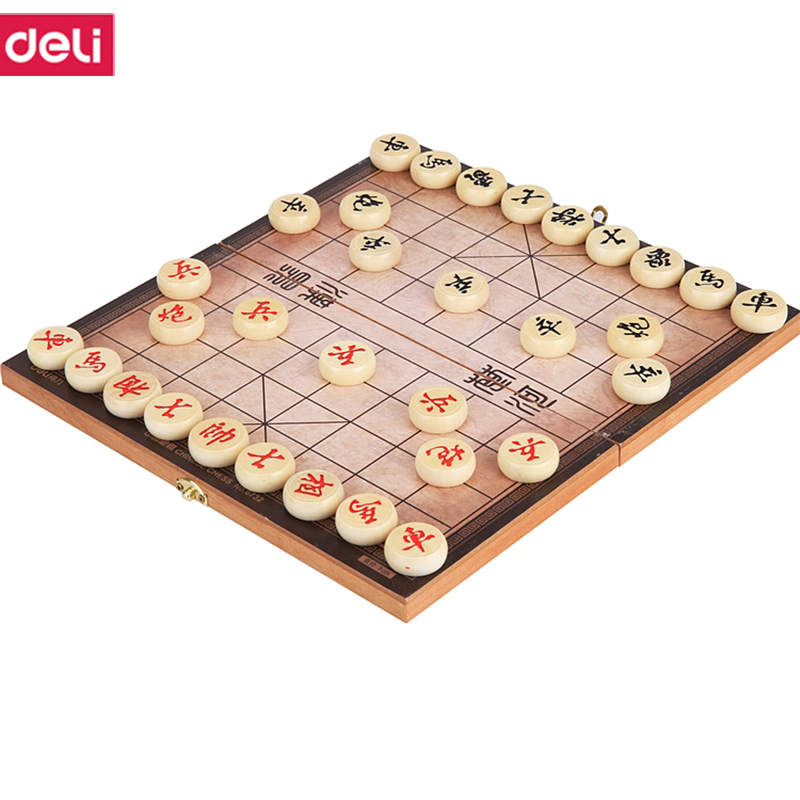 得力(deli) M 6733中国象棋(原木色)(盒)