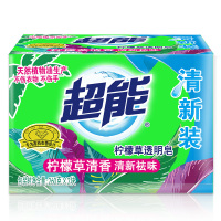 超能 柠檬草透明洗衣皂(清新祛味)260g*6