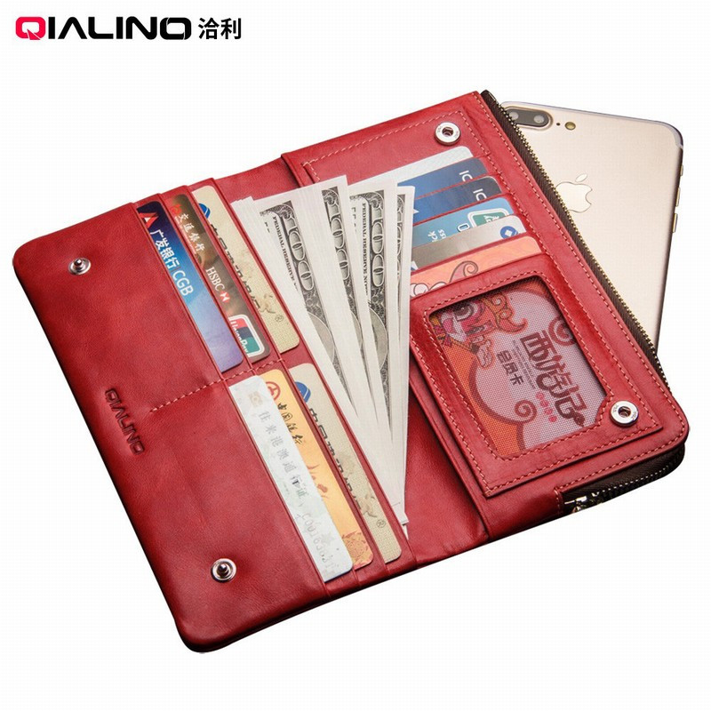 三星s9手机壳S9+手机套保护壳 头层牛皮全包防摔高端皮套 适用GalaxyS9 油蜡皮多功能手包红色-5.8英寸