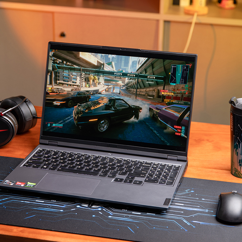 联想(Lenovo)拯救者R9000P 16英寸游戏本笔记本电脑(新锐龙 8核 R7-5800H 16G 512G RTX3060 2.5k 165Hz高色域)钛晶灰