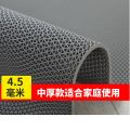 镂空防滑地垫防水塑料脚垫门垫洗手间卫生间走廊厕所厨房浴室地垫 60X30厘米 中厚4.5mm---灰色