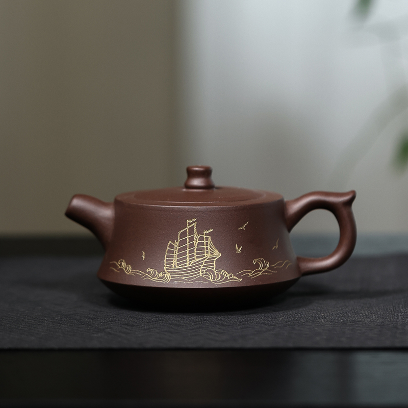 萬春和-乘风破浪紫砂壶高清大图