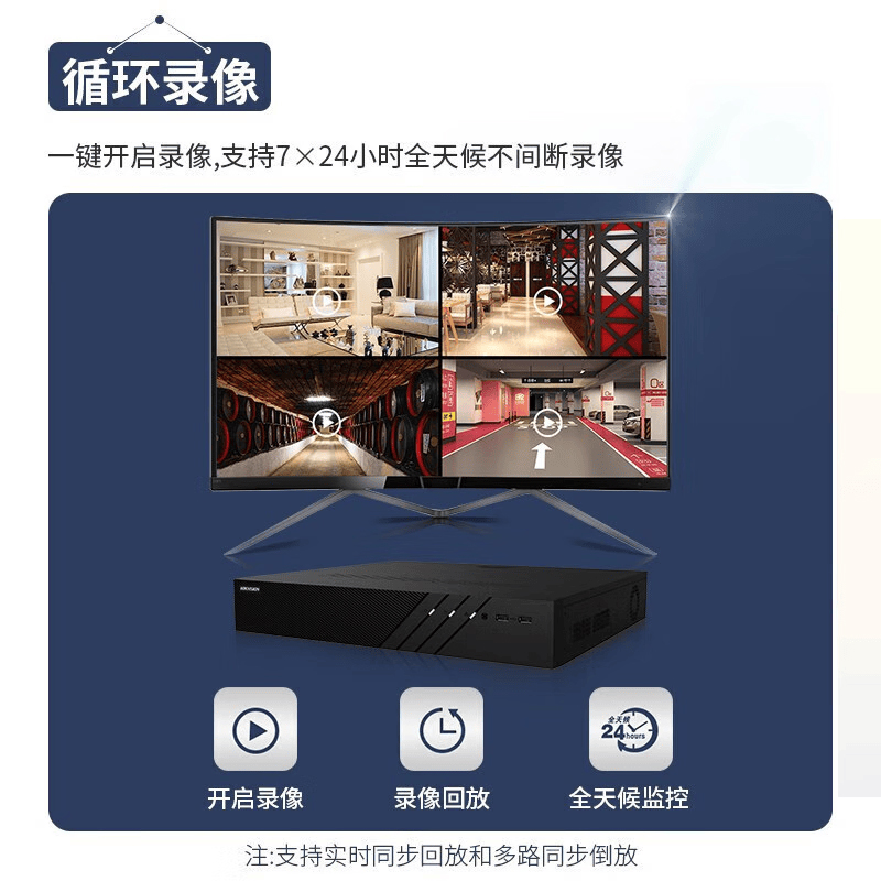 海康威视R系列高性能4盘位录像机 DS-7916N-R4高清大图