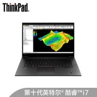 联想ThinkPad P1 15.6英寸轻薄图形工作站笔记本定制(i7-10850H/32G/2T ssd/4G T2000 4K屏 )