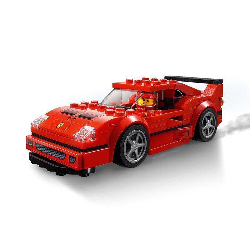 LEGO乐高超级赛车系列75890法拉利F40198颗粒7岁以上玩具