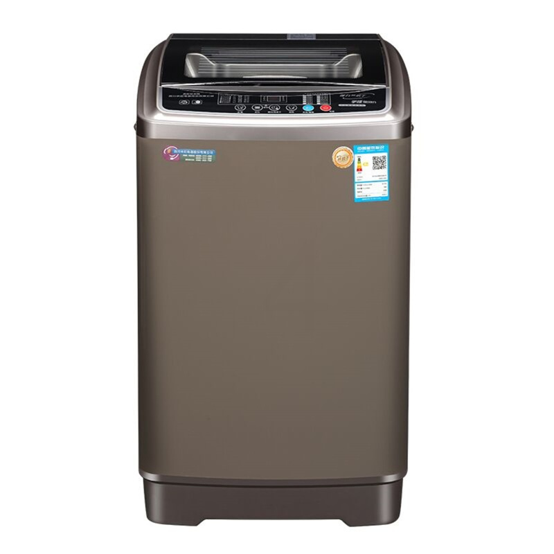 长虹10KG洗衣机全自动家用滚筒热烘干7.5kg迷你小型波轮甩干一体 9公斤强力风干+纳米除黑色