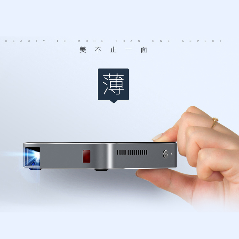 小帅XShuai投影仪iBoxmini家用无线wifi迷你微型手机便携高清1080P智能无屏电视月光银