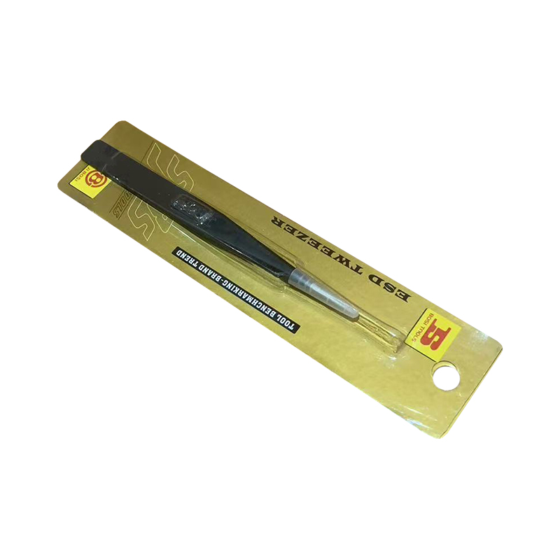 波斯(BOSI)防静电不锈钢尖头镊子(125×11×2mm)把高清大图