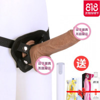 穿戴仿真阳具喷水假阴茎加热同性恋用品成人情趣性工具女用自慰器