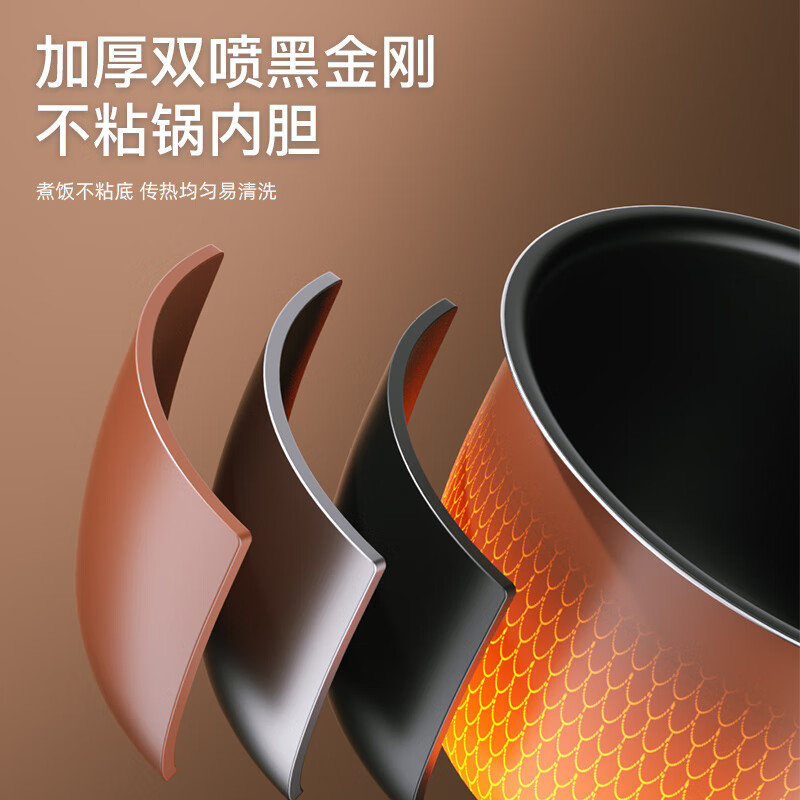 科米欧智能多功能电饭煲3L家用24小时预约电饭锅 KM-DFS308高清大图