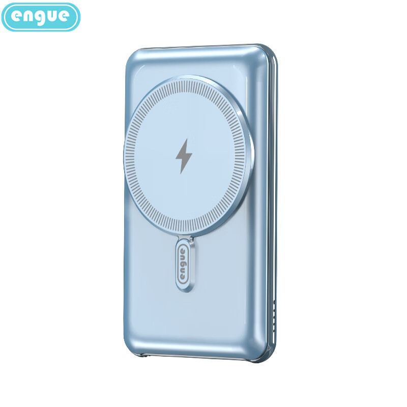engue恩谷 10000mAh迷你快充带线无线充移动电源 EG-PD10pro高清大图