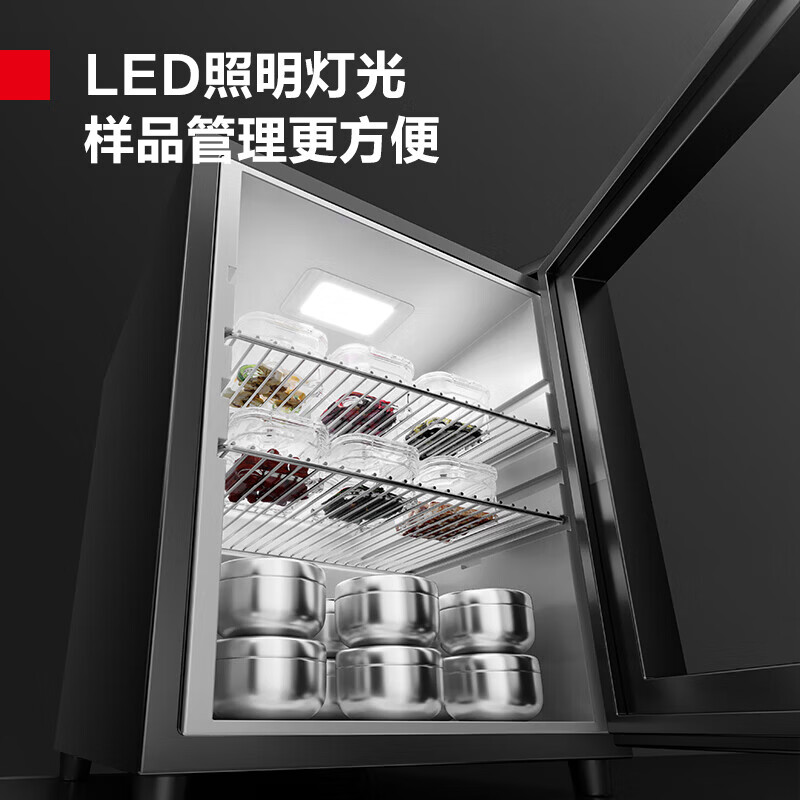 德玛仕(DEMASHI)食品留样柜LG-50LA1冷藏保鲜柜 学校幼儿园公司食堂留样 水果蔬菜保鲜高清大图