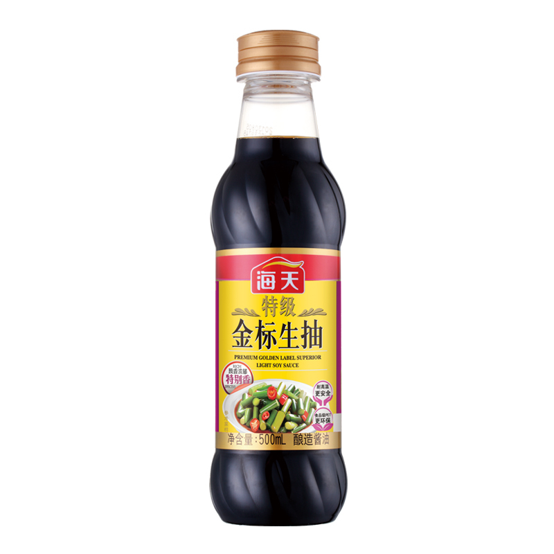 海天特级金标生抽500ml/瓶